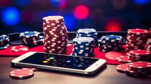 Mesin slot dengan animasi dan simbol warna-warni yang menghibur